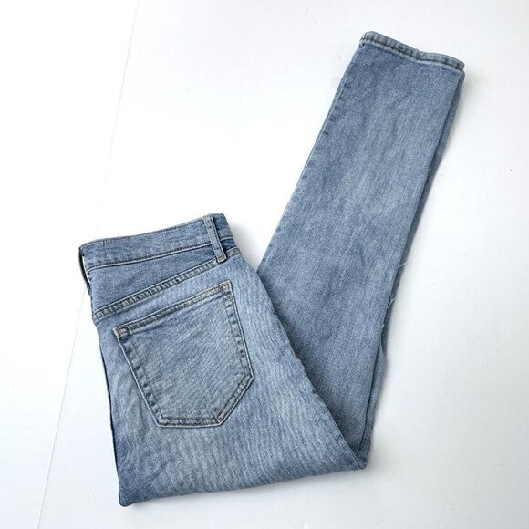 GAP Women's Jeans Best Girlfriend Straight Leg Distressed Embroidered size 25 - Picture 9 of 9